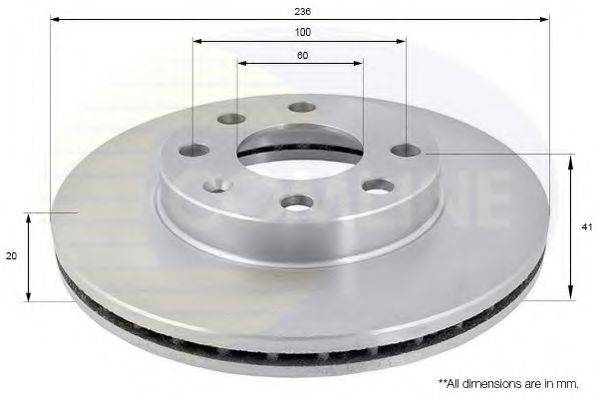 COMLINE ADC1008V гальмівний диск