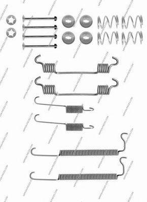 NPS D351O04 Комплектуючі, гальмівна колодка