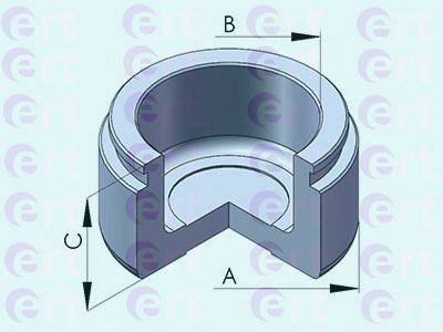 Поршень гальмівної системи ERT 151150-C