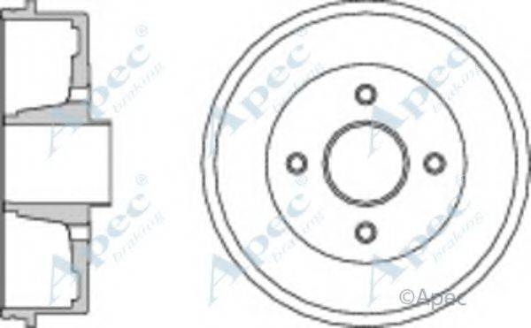 APEC BRAKING DRM9911 Гальмівний барабан