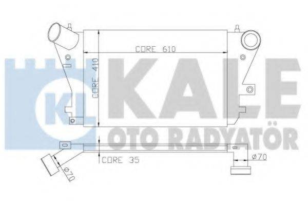 Радіатор інтеркулера (342100) KALE OTO RADYATOR KALE OTO RADYATOR 342100