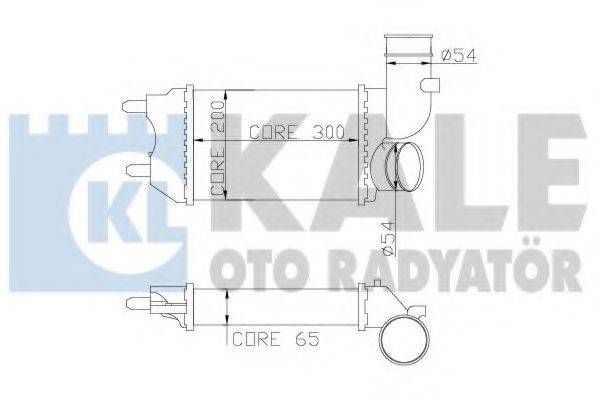 Інтеркулер Citroen Jumper, Fiat Ducato, Peugeot Boxer (343500) KALE OTO RADYATOR KALE OTO RADYATOR 343500