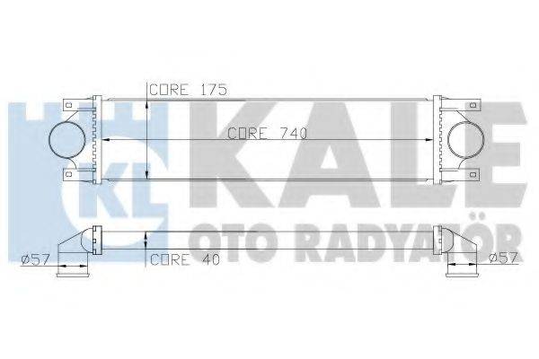 Інтеркулер Nissan Interstar - Opel Movano - Renault Master Ii Intercooler (345100) KALE OTO RADYATOR KALE OTO RADYATOR 345100