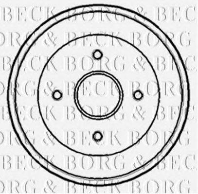 BORG & BECK BBR7168 Гальмівний барабан