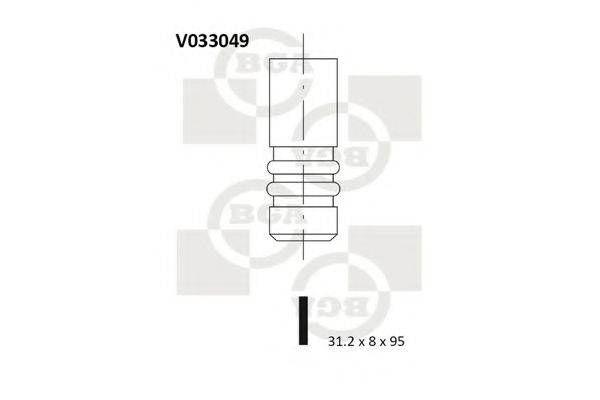 Клапан двигуна BGA V033049