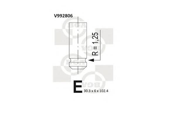 Клапан двигуна BGA V992806