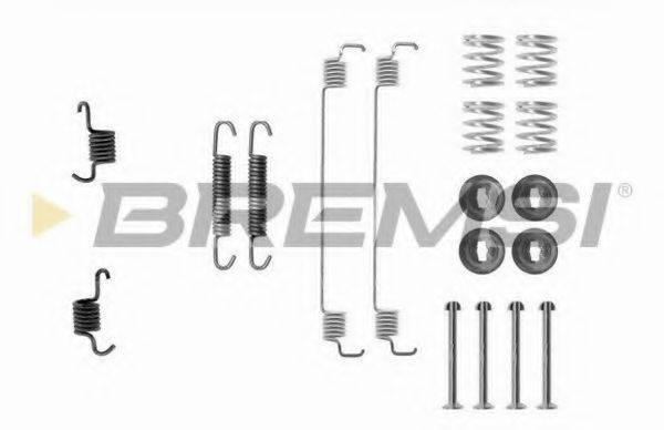 BREMSI SK0777 Комплектуючі, гальмівна колодка