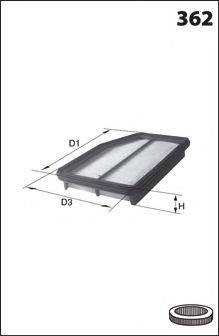 LUCAS FILTERS LFAF466 Повітряний фільтр