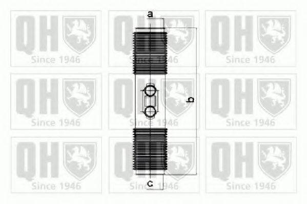 QUINTON HAZELL QG1228 Комплект пильника, рульове управління