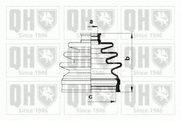 QUINTON HAZELL QJB985 Комплект пильника, приводний вал