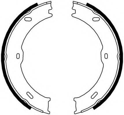 Комплект гальмівних колодок FERODO FSB4001