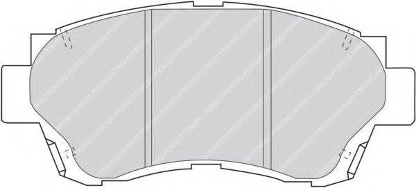 Колодки гальмівні дискові FERODO FDB868