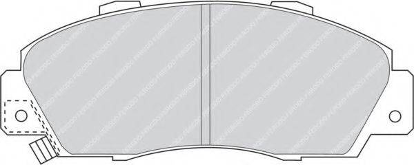 Колодки гальмівні дискові FERODO FDB905