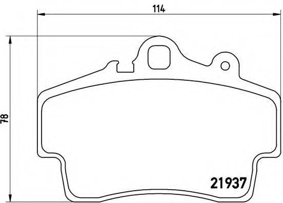 Гальмівні колодки BREMBO P 65 007