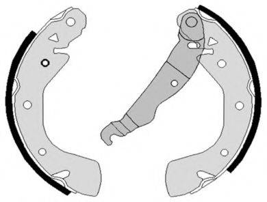 Колодки гальмівні барабанні (комплект 4 шт) BREMBO S 59 525