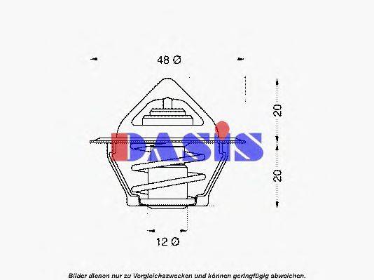 AKS DASIS 750252N Термостат, що охолоджує рідину