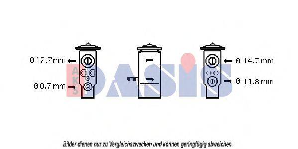 AKS DASIS 840119N Розширювальний клапан, кондиціонер