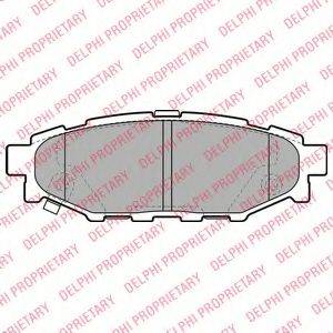 Комплект гальмівних колодок DELPHI LP1999