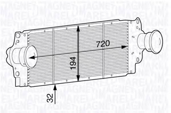 MAGNETI MARELLI 351319201950 Інтеркулер